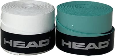 Head Tennisgrip - Overgrip - Antislip - Zweet absorberend - Tennis - Padel - Badminton - Squash - Tennisgrips - Soft - Zacht - Grip Tennis - Tennis Grip - Tennis Grip Wit & Groen - Tennis Grip Wit - Tennis Grip Groen - Wit - Groen