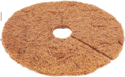 Boombeschermingsmat Kokosvezel - Onkruidbescherming Potten - Planten Verzorgen - Voorkomt Verdamping - 5 Stuks 30 cm - Bruin