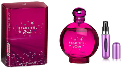 Omerta - Beautiful Pink - Eau de Parfum - 100 ml inclusief hervulbare tasverstuiver (willekeurige kleur)