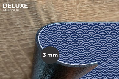 Placemats - 6 stuks - 45x30 cm - Placemat kunststof - Japan - Boog - Patronen - Borden onderleggers - Decoratie voor op tafel - Keuken tafeldecoratie accessoires - Vinyl onderlegger - Tafelversiering