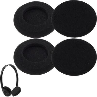 Vervangende oorkussens voor hoofdtelefoon - 4 stuks ademend schuimkussen, comfortabel, geschikt voor diverse modellen zoals PC131, PX80, PX100 en PX200II