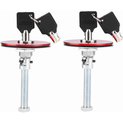 Auto Universeel Motor Kap Deksel Slot Sleutel Pin Kit Veiligheidsvergrendeling Pin  (Rood) rood