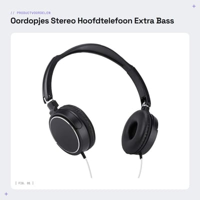 Dailygoods - Oordopjes Stereo Hoofdtelefoon - Extra Bass - Draagbaar en Compact - Ondersteuning voor TF-kaart - Voor Kantoor Gaming Vrije Tijd - Licht...
