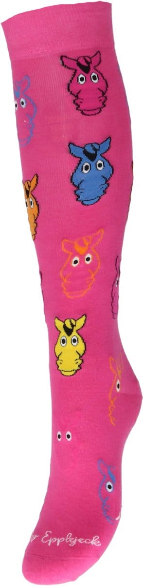 Epplejeck Sokken Epplejeck Ejcrazy Horse Roze
