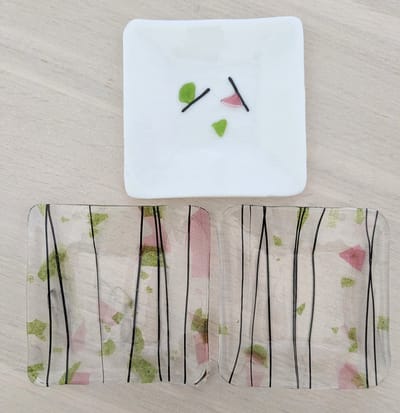Mapart-schaaltjes-helderwitrozegroen-setvan3-glas-handgemaakt