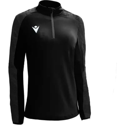 Macron Excellence Dora Ziptop Kinderen - Zwart | Maat: 7-8 Y
