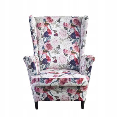 Hoes voor Fauteuil met Roze Bloemenprint - Comfortabel en Duurzaam
