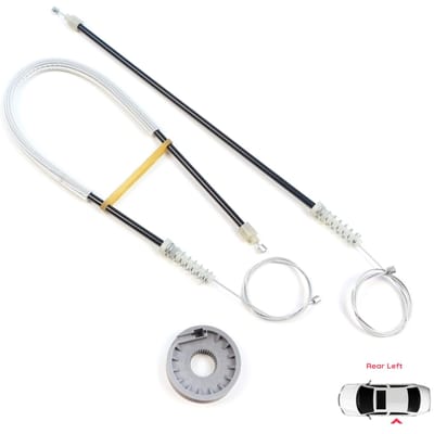 EWR5632 Achter Links Elektrische Raambediening Regulator Reparatieset voor Mitsubishi Colt CZC Cabriolet RG 2006-2009 98031403