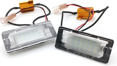 XEOD LED Kentekenverlichting - Kenteken verlichting - LED Kenteken verlichting Geschikt voor Volkswagen Golf Variant - Touran - Touareg - Canbus - 2 stuks 6000K
