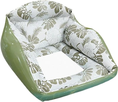 Opblaasbaar Zwembadvlot - Drijvend Luchtbed - Ontspannen op water - Ergonomische hoofdsteun - 86 x 84 cm - Niet gespecificeerd