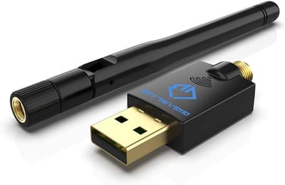 Dual Band WiFi USB Adapter 600Mbps 2.4 & 5 GHz voor PC en Laptop