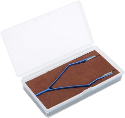 Pincet Vorm - Repareer Tool - Horloge Reparatie - V-vormige Fijne Punt - 11.5 cm - Blauw