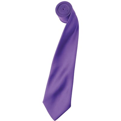 Premier Satijnen stropdas voor volwassenen (Rijke Violet)