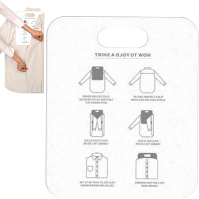 Kleding vouwplank - Organizer kleding - Kasten opruimen - Gladde afwerking - 305 cm - Wit