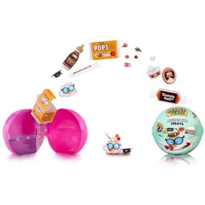 Miniverse knutselset mini traktaties en eten maken speelgoed.
