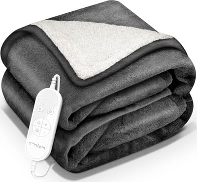 Elektrische Deken 1 Persoon - Warmtedeken Elektrisch - Extra Zacht - Winter
