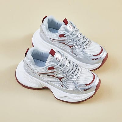 Nieuwe Dad Shoes voor Dames In Lente Studenten Sport Hardlopen, Vrije Tijd Dikke Zool Hoogteverhogend Street Shot 40