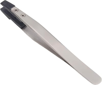 Kunststof Pincet - Precisie Tool - Elektronica Reparatie - Verwisselbare Punten - Hoge Sterkte - Zwart