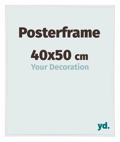 Your Decoration - Posterlijst 40x50 cm - Kunststof - Wit Hoogglans - Paris