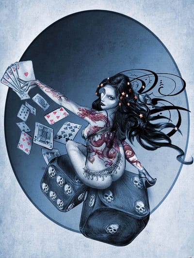 Fotobehang Alchemy Hot Roller Woman | XXL - 206cm x 275cm | 130g/m2 Vlies