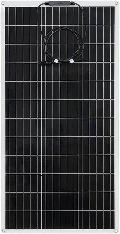 Zonnepaneel - Zonnecellader - Energie Opwekken - Semi-flexibel - 1050x540mm - Zwart