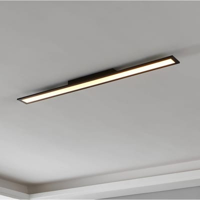 EGLO connect.z Salobrena-Z Smart Plafondlamp - 120 cm - Zwart/Wit - Instelbaar wit licht - Dimbaar - Zigbee