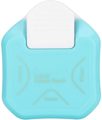 Dailygoody - 3-in-1 Mini-papierhoektrimmer - Hoekafronder - Draagbaar en veelzijdig - Multi-hoekpons - Voor wenskaarten en knutselwerk - Geschikt voor...