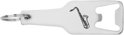 Akyol - saxofoon flesopener - Saxofoon - cadeau muziekliefhebber - leuk cadeau voor je vriend om te geven - verjaardag muzikant - 105 x 25mm