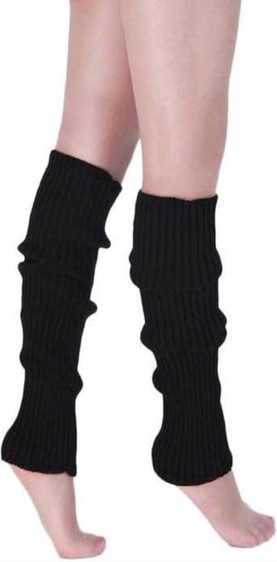 Scoby - Beenwarmers - 1 Paar - Perfect voor Carnaval Outfit - Festive Leg Warmers - Zwart