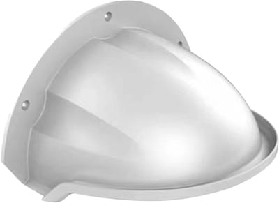 Beveiligingscamerahoes - Camera beschermhoes - Weerbestendig maken - Stof- en zonwering - 30 x 24 x 3 cm - Wit
