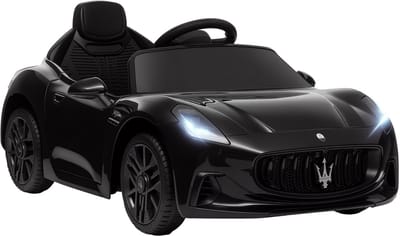 AIYAPLAY - Elektrische kinderauto - PP - 98x59x43cm - Zwart