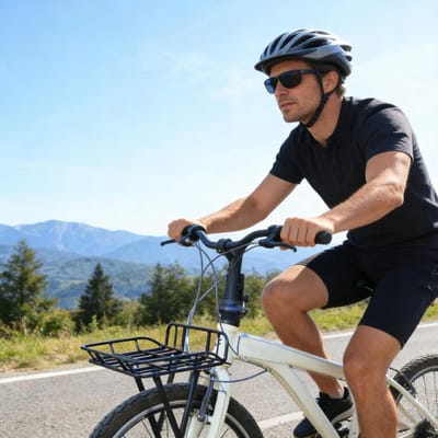 Fietsmand - Voordrager Rack - Boodschappen Vervoer - Afneembaar Snelmontage - 325 x 235 cm - Zwart