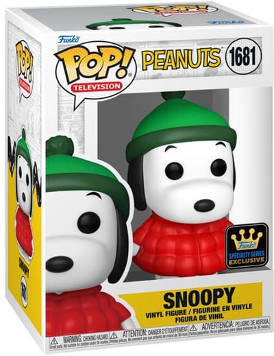 Peanuts Snoopy in coat (Chase Edition mogelijk!) vinylfiguur Unisex Funko Pop! - Neutraal - Standard