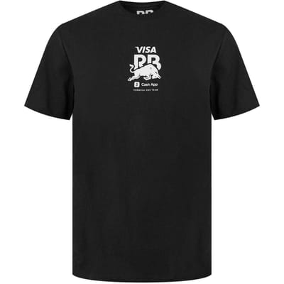 Hugo Heren-T-shirt met Red Bull-logo (Zwart)
