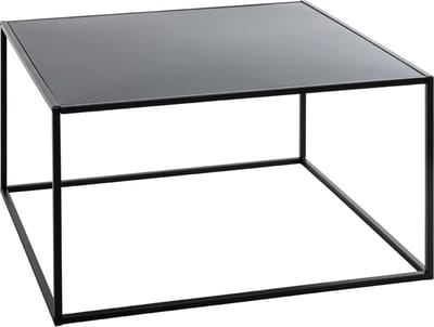 Goodivery ® Stijlvolle Moderne Bijzettafel van Zwart Metaal met Ruime Opbergplank