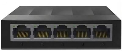 SNJY® Netwerk Switch - Netwerk Splitter - Ethernet Splitter - 5-Poorts - Zwart