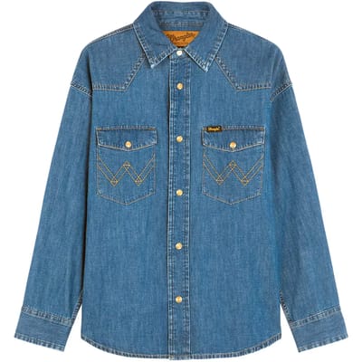 Denim overhemd Wrangler Super Western