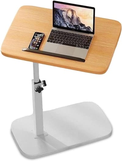 Bijzettafel Bank - Laptoptafel - Banktafel - opbergruimte