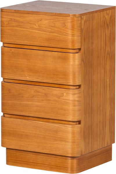WOOOD Fejo Ladekast/Nachtkastje - MDF - Bruin - 70x40x34