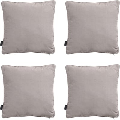 Madison - Sierkussen Panama taupe - Ca. 60x60 cm - Set van 4