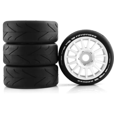 Afstandsbediening Off-Road Rally Auto witte Banden 103*40*80mm 4 stks Vervanging voor ARRMA Redcat Team wit/zwart
