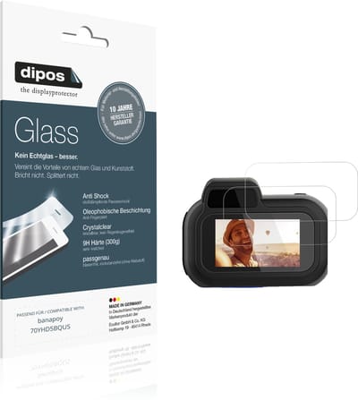 dipos – 2x Pantserfolie geschikt voor banapoy 70YHD5BQUS | 9H Screenprotector