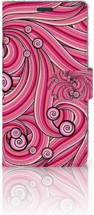 Sony Xperia Z3 Hoesje Swirl Pink