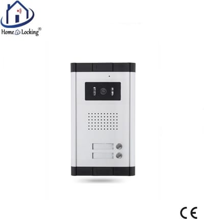 Home-Locking buiten bedieningspaneel voor appartementen drukknoppen boven elkaar inbouw voor deur videofoon 4 draads.DT-1111