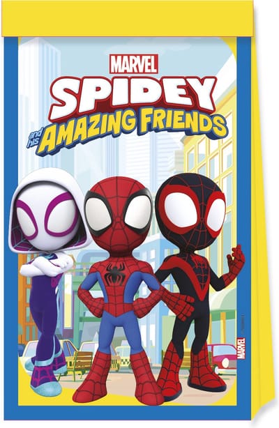 Vegaoo - 4 cadeauzakjes Spidey en zijn Geweldige Vriendjes