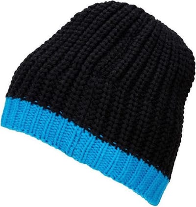 Myrtle Beach - Unisex Wintersport Muts (Zwart/Blauw)