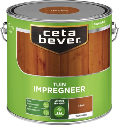 Cetabever Houtimpregneermiddel Impregneer - Teak - Zijdeglans - 2,5l
