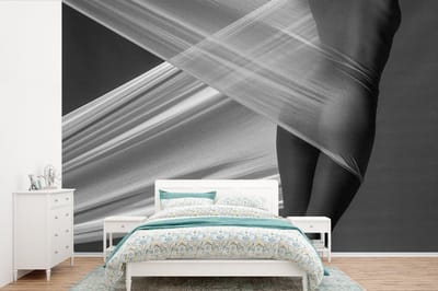 Behang - Fotobehang Vrouw - Ballet - Dans - Lichaam - Breedte 360 cm x hoogte 240 cm