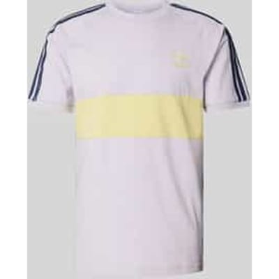 T-shirt met logostitching