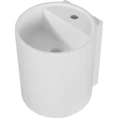Aquavive Wasbak Elvo - Solid Surface - Cilinder - Wit - 36x35x40cm